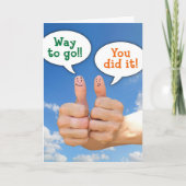 Funny gratulation card karte (Vorderseite)