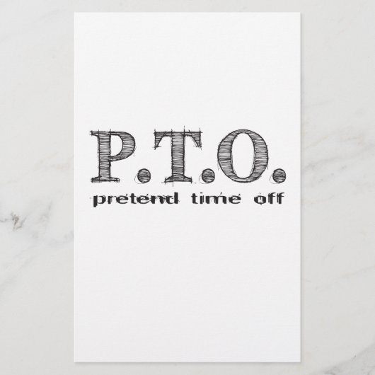 Funny gratuliert dazu, so zu tun, als wäre die Zei Briefpapier (Vorderseite)