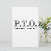 Funny gratuliert dazu, so zu tun, als wäre die Zei Briefpapier (Stehend Vorderseite)