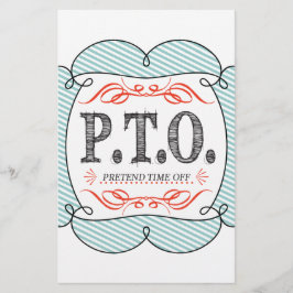 Funny gratuliert dazu, so zu tun, als wäre die Zei Briefpapier