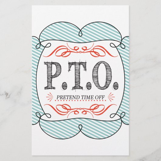 Funny gratuliert dazu, so zu tun, als wäre die Zei Briefpapier (Vorderseite)