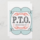 Funny gratuliert dazu, so zu tun, als wäre die Zei Briefpapier (Vorne/Hinten)