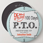 Funny gratuliert dazu, so zu tun, als wäre die Zei Button (Vorne & Hinten)