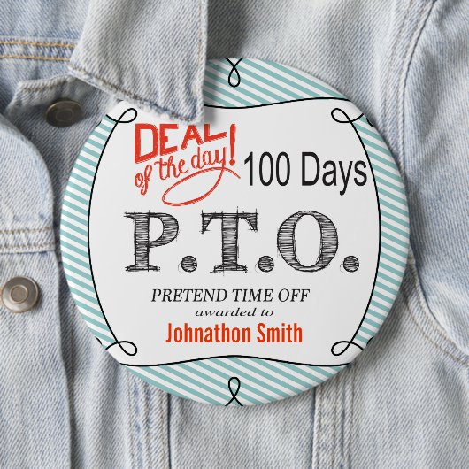 Funny gratuliert dazu, so zu tun, als wäre die Zei Button (Beispiel)