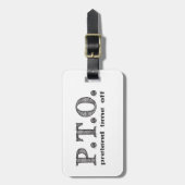 Funny gratuliert dazu, so zu tun, als wäre die Zei Gepäckanhänger (Vorderseite vertikal)