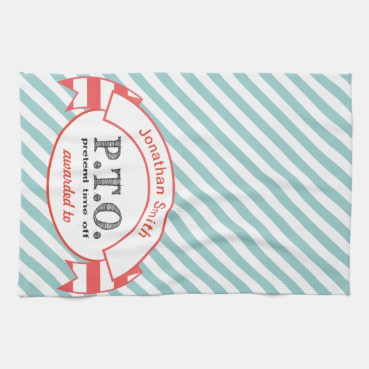 Funny gratuliert dazu, so zu tun, als wäre die Zei Geschirrtuch (Horizontal)