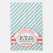 Funny gratuliert dazu, so zu tun, als wäre die Zei Geschirrtuch (Vertikal)