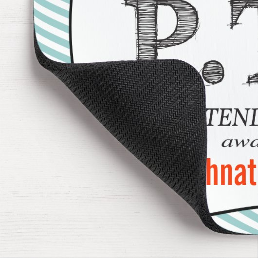 Funny gratuliert dazu, so zu tun, als wäre die Zei Mousepad (Ecke)