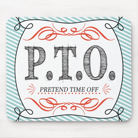 Funny gratuliert dazu, so zu tun, als wäre die Zei Mousepad (Vorne)