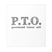 Funny gratuliert dazu, so zu tun, als wäre die Zei Notizblock (Vorderseite)