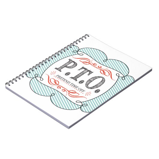 Funny gratuliert dazu, so zu tun, als wäre die Zei Notizblock (Linke Seite)