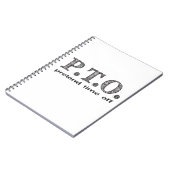 Funny gratuliert dazu, so zu tun, als wäre die Zei Notizblock (Linke Seite)