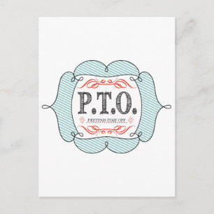 Funny gratuliert dazu, so zu tun, als wäre die Zei Postkarte