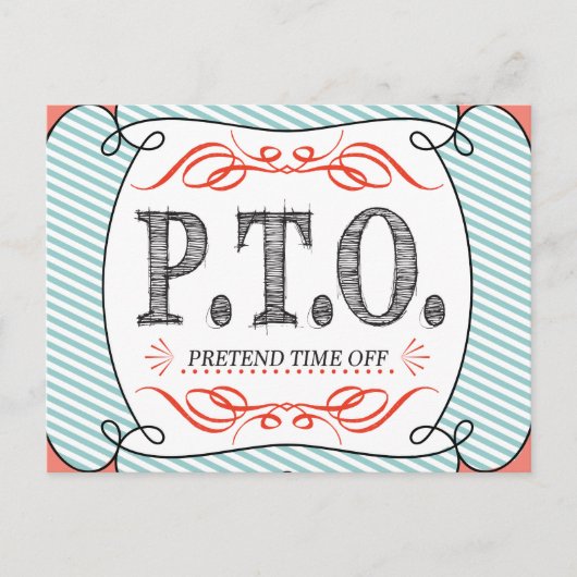 Funny gratuliert dazu, so zu tun, als wäre die Zei Postkarte (Vorderseite)