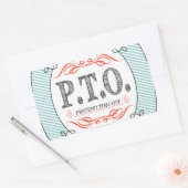 Funny gratuliert dazu, so zu tun, als wäre die Zei Rechteckiger Aufkleber (Umschlag)