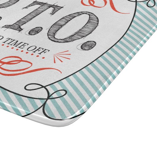 Funny gratuliert dazu, so zu tun, als wäre die Zei Schneidebrett (Ecke)