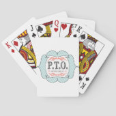 Funny gratuliert dazu, so zu tun, als wäre die Zei Spielkarten (Rückseite)