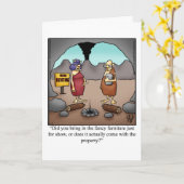 Funny gratuliert Neue Zuhause Grußkarte Karte (Gelbe Blume)