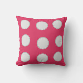 Funny Gray Circles Kissen