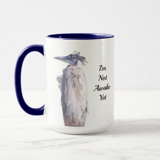 Funny Great Blue Heron Tasse (Links)