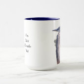 Funny Great Blue Heron Tasse (Zentrum)