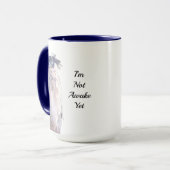 Funny Great Blue Heron Tasse (Vorderseite Links)