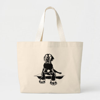 Funny Great Dane Ilios Jumbo Stoffbeutel