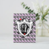 Funny Great Dane Ilios Postkarte (Stehend Vorderseite)