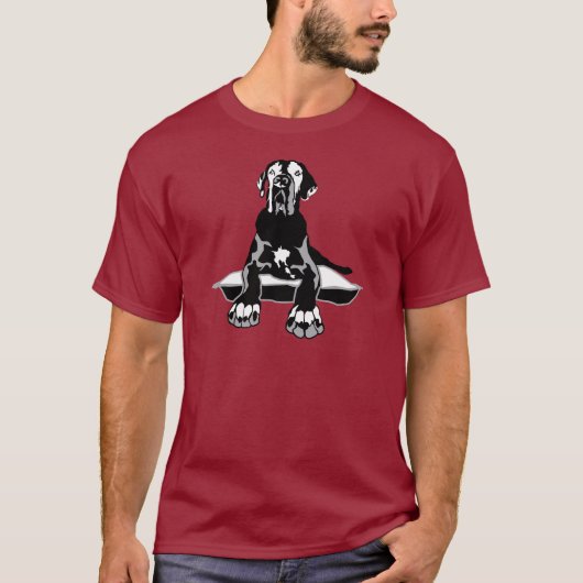 Funny Great Dane Ilios T-Shirt (Vorderseite)