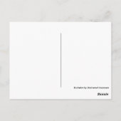 Funny Great Horned Owl WHC Grammar Postcard Postkarte (Rückseite)