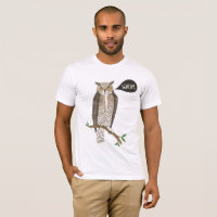 Funny Great Horned Owl WHC Grammar