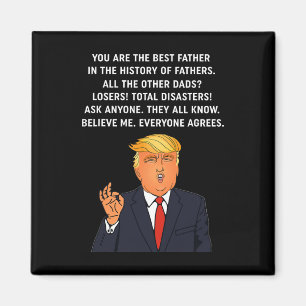 Funny Great Vater Donald Trump Vatertag Geschenk T Magnet