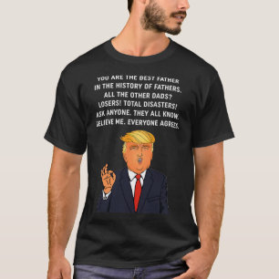 Funny Great Vater Donald Trump Vatertag Geschenk T T-Shirt