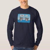 Funny Great White Sharks im T - Shirt des Ozeans (Vorderseite)