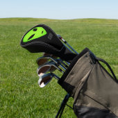 Funny Green Alien Head Golfspieler Socke Kopfbedec Golf Headcover (In SItu)