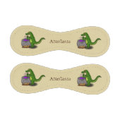 Funny Green Alligator Koch Cartoon Baseball (Paneele)