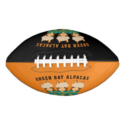 Funny Green Bay Alpacas Sportteam Football (Vorderseite)