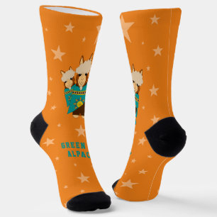Funny Green Bay Alpacas Sportteam Socken