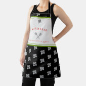 Funny Green Black The Spaghetti Queen Schürze (InSitu)