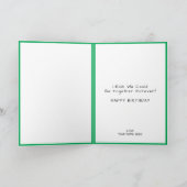 Funny Green Clover St Patrick's Day Mama Geburtsta Dankeskarte (Innenseite)