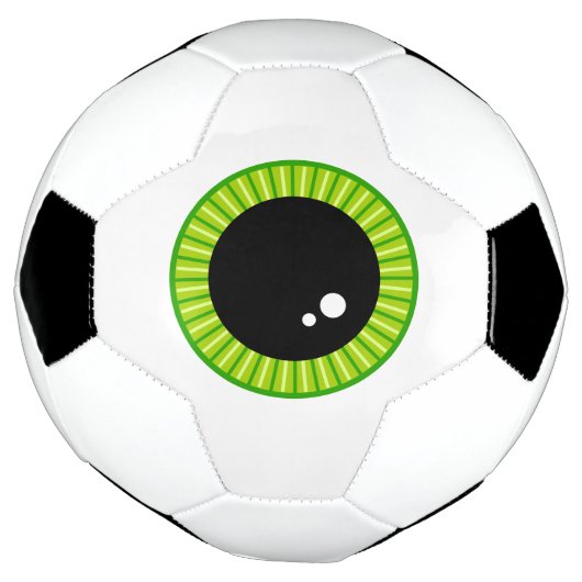 Funny Green Eyeball Fußball (Gedreht)