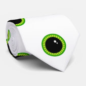 Funny Green Eyes Krawatte (Gerollt)