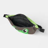 Funny Green Frog Personalisiertes Kind Bauchtasche (Offen)