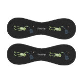 Funny green frog swatfly Cartoon Baseball (Paneele)