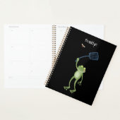 Funny green frog swatfly Cartoon Planer (Anzeige)
