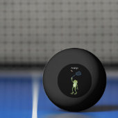 Funny green frog swatfly Cartoon Tischtennisball (Netto)