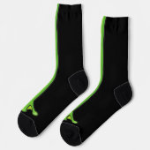 Funny Green Froschschenkel Halloween-Party Socken (Linkes Detail)