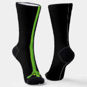 Funny Green Froschschenkel Halloween-Party Socken (Gewinkelt)