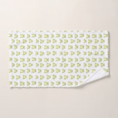 Funny green froster pattern boys name badhandtuch set (Handtuch)