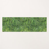 Funny Green Gras real Foto Textur Muster Yogamatte (Vorderseite (Horizontal))